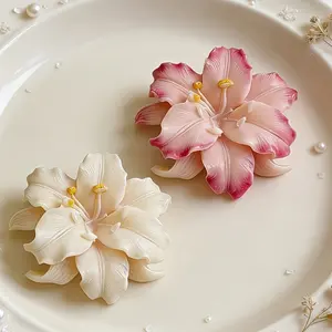 2 Piece Lily Silicone Candle Mold, DIY Scented Candles, Resin Crafts, Soap, Clay, Gypsum, Jewelry Casting, Valentine's Day Gift, Wedding Decor, Candle Molds For Candle Making