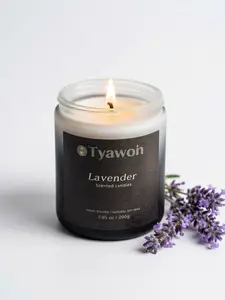 Tyawon Lavender Scented Candles - 7 oz Scented Candles, Aromatherapy Candle, Soy Candle for Home Scented