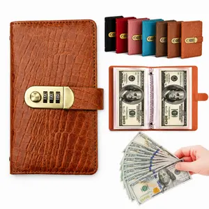 A6 Budget Binder with Lock, 100 Envelope Savings Challenge Binder, Cash Budget Organizer with Envelopes, Money Saving Planner for 30 Day, 52 Week & $5,050 Savings Challenge