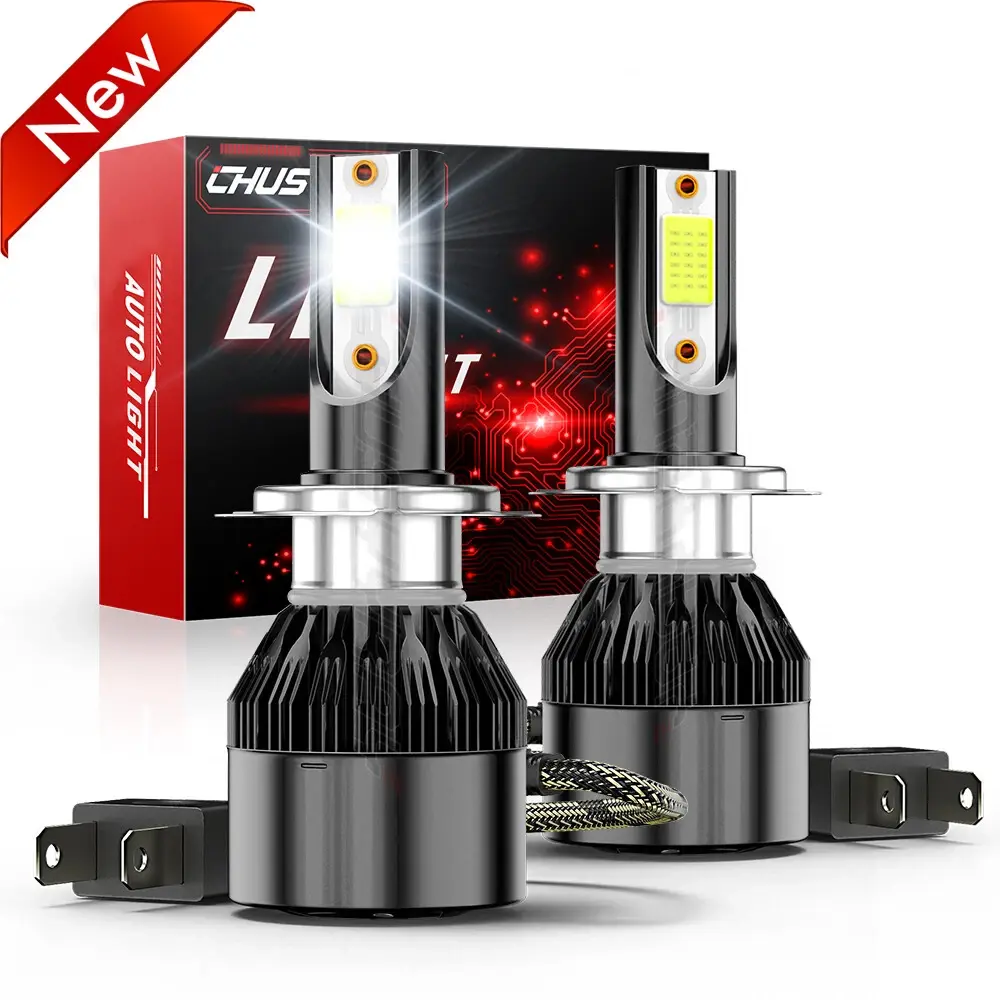 For BMW X3 X1 323i 328i 335i 340i xDrive Cars Accessories 2x H7 LED Headlight Bulbs High Low Beam Led Headlamp