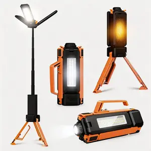 ZANOID Rechargeable Telescopic Camping Light 15000mAh Collapsible Lantern with 270° Rotation & Dimming Portable Flashlight Waterproof Tent Light for Outdoor Camping Hiking Barbecue Fishing Emergency Use Mother's Day Gift