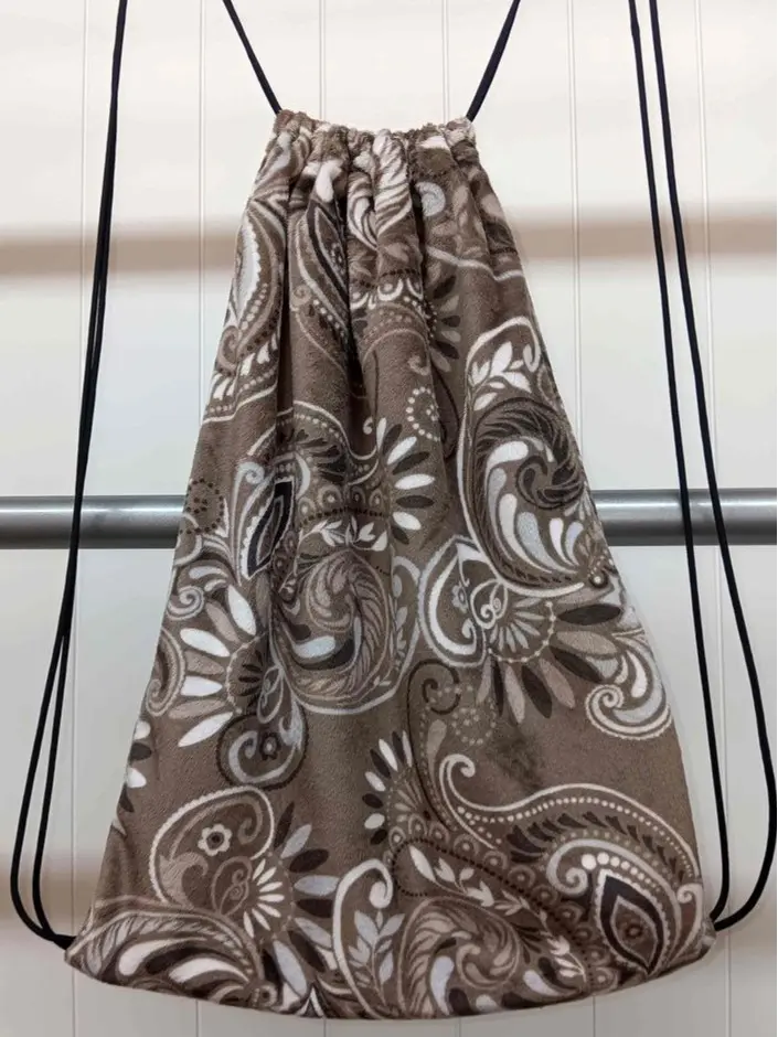 Light Taupe Paisley Backpack