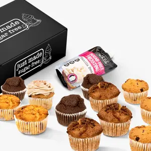 Muffin & Cupcake Box (zero sugar, low-carb, gluten-free)