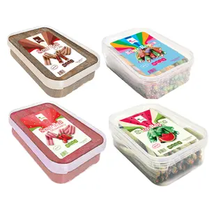 Culinary Home Sour Gummy Belts & Ropes 7oz - Strawberry Cola Watermelon Rainbow Flavors Soft Chewy Tangy Candy for Parties & Gifts