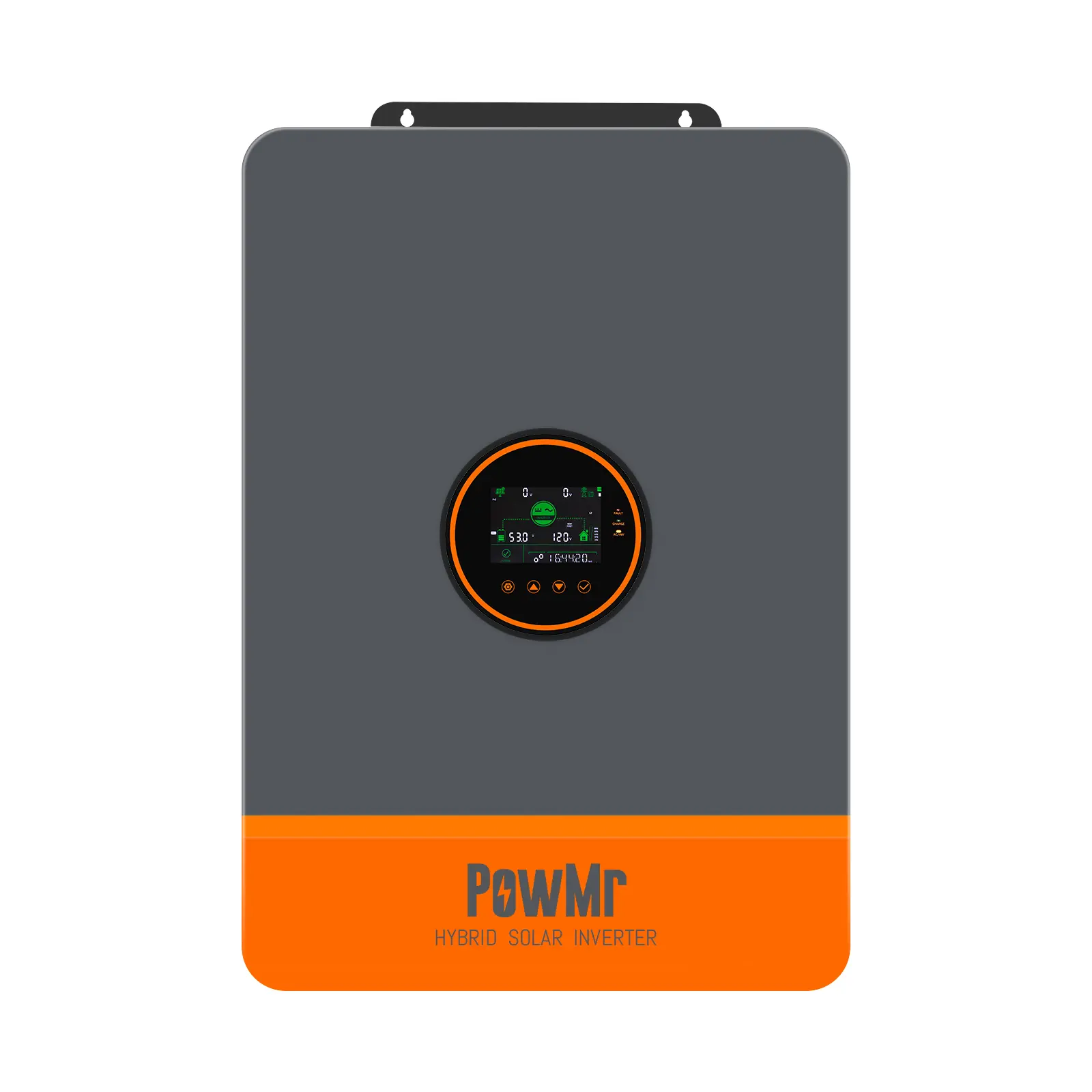 PowMr 12000W 48V 120V/240V Split Phase Hybrid Home Solar Inverter - 110V/220V, 200A MPPT Tracking, 500V Max PV, LCD Display, Parallel Mode Support, 12000W Pure Sine Wave, Compatible with Flooded Lead-Acid,Vented Sealed Gel,NiCd,Lithium Batteries