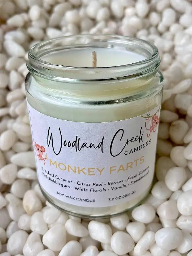 Monkey Farts Soy Wax Candle