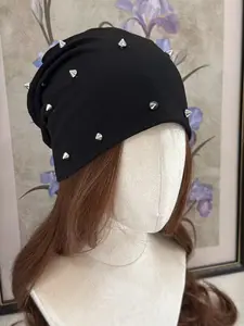 Gothic Hat Unisex Fitted Beanie, Skull Beanie Hat, Rivet Rock Punk Hat, Stud Spike Design, Y2K Style, & Options, Perfect for Men & Women