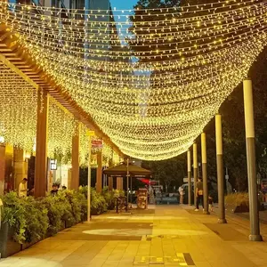 USB Ice Bar Light String, 6m 40 LED Warm, Ideal for Garden, Patio, Balcony, Christmas, Halloween, Easter, Thanksgiving, Wedding Decorations