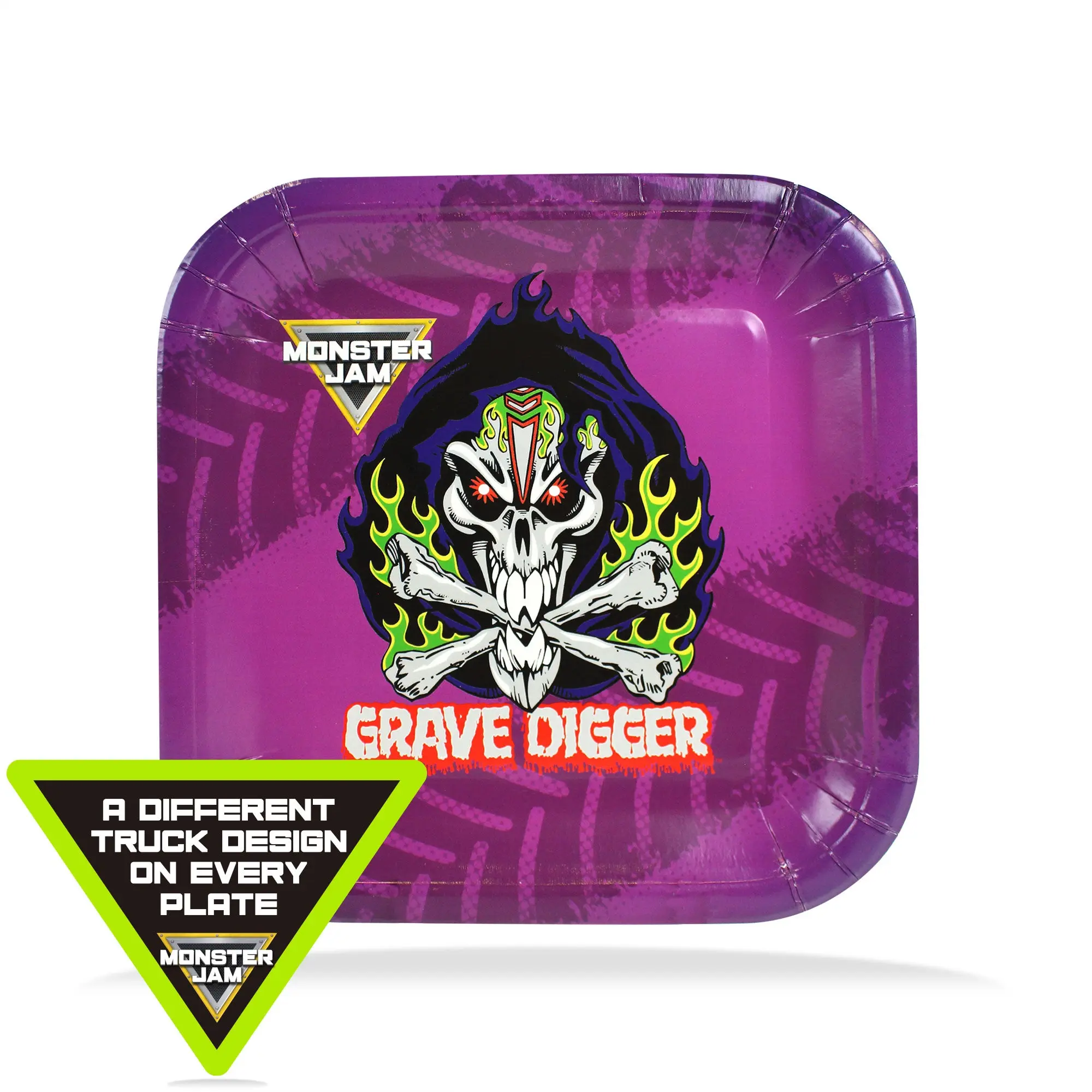 Monster Jam 7" Dessert Plates (Pack of 8) Monster Jam 7" Dessert Plates (Pack of 8)