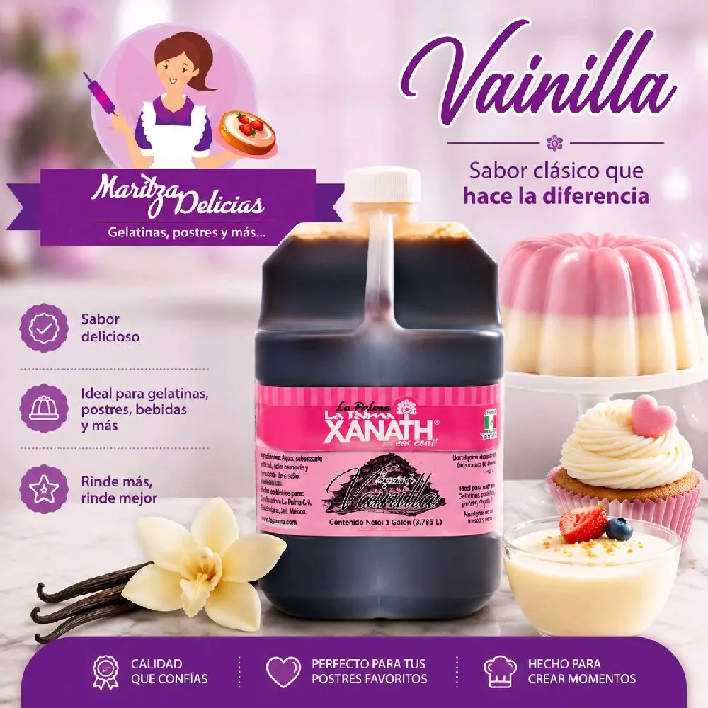 Vanilla with Color 1Lt / Vainilla con Color 1Lt