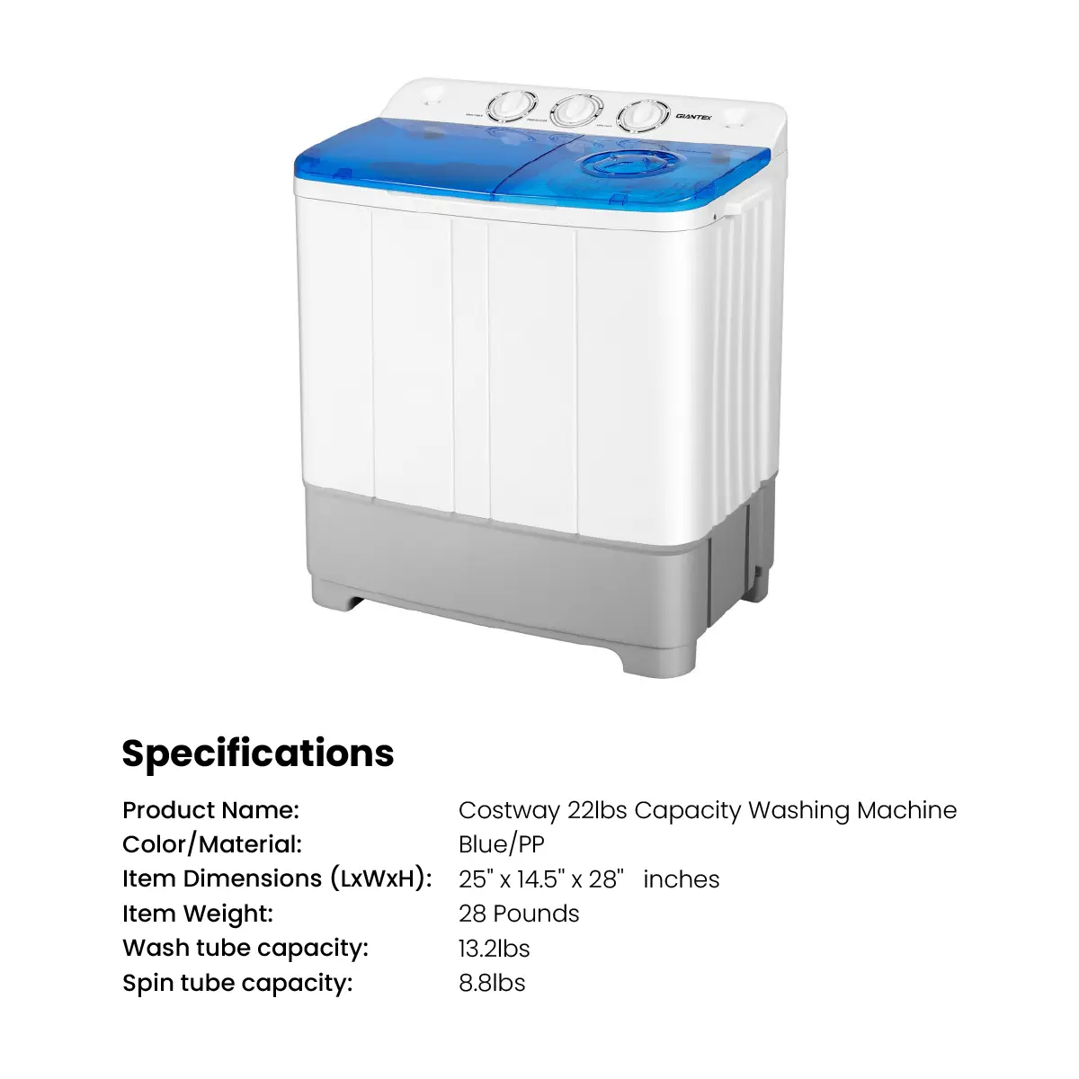 Dark Blue 22lbs (13.2+8.8 lbs)