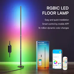 DAYBETTER New Smart LED Ambient Lights | 16M Colors+Music Sync | 3-Way Control | No-Tool Setup | Bedroom/Living/Gaming Room Modern LED Light for Bedroom Living Room & Gaming Room