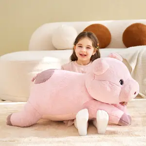 IKASA Giant Pig Stuffed Animal Plush Toy,30 Inches Large Pig Toys Gifts for Kids Girls Boys Girlfriend Childrens