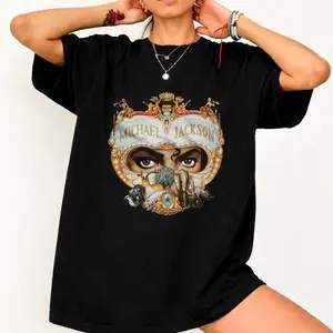 Michael Jackson King of Pop Retro 90s Music Graphic Tee, Unisex Streetwear Shirt