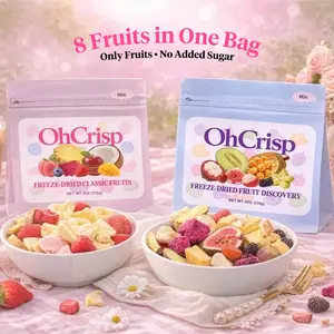 OhCrisp Freeze-Dried Fruit Mixes | 8 Fruits in One Bag | No Added Sugar OhCrisp Freeze-Dried Fruit Mixes | 8 Fruits in One Bag | No Added Sugar