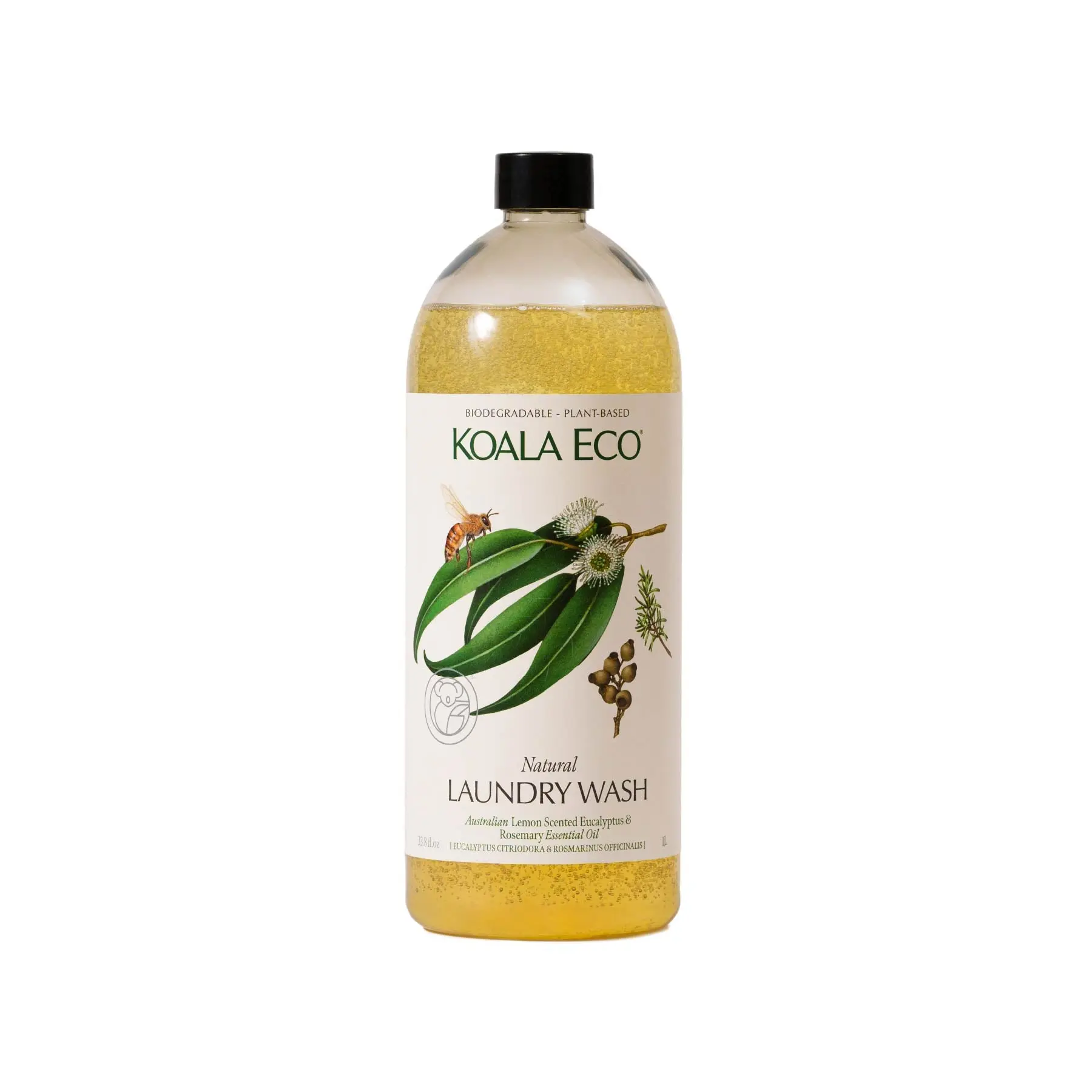 Natural Laundry Wash - Lemon Scented Eucalyptus & Rosemary Essential Oil