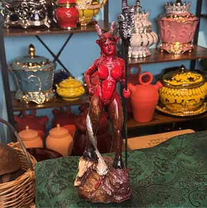 Lilith Figure Statue, 11 inches Handmade Traditional Home Supplies, Made in Mexico for Room Decor