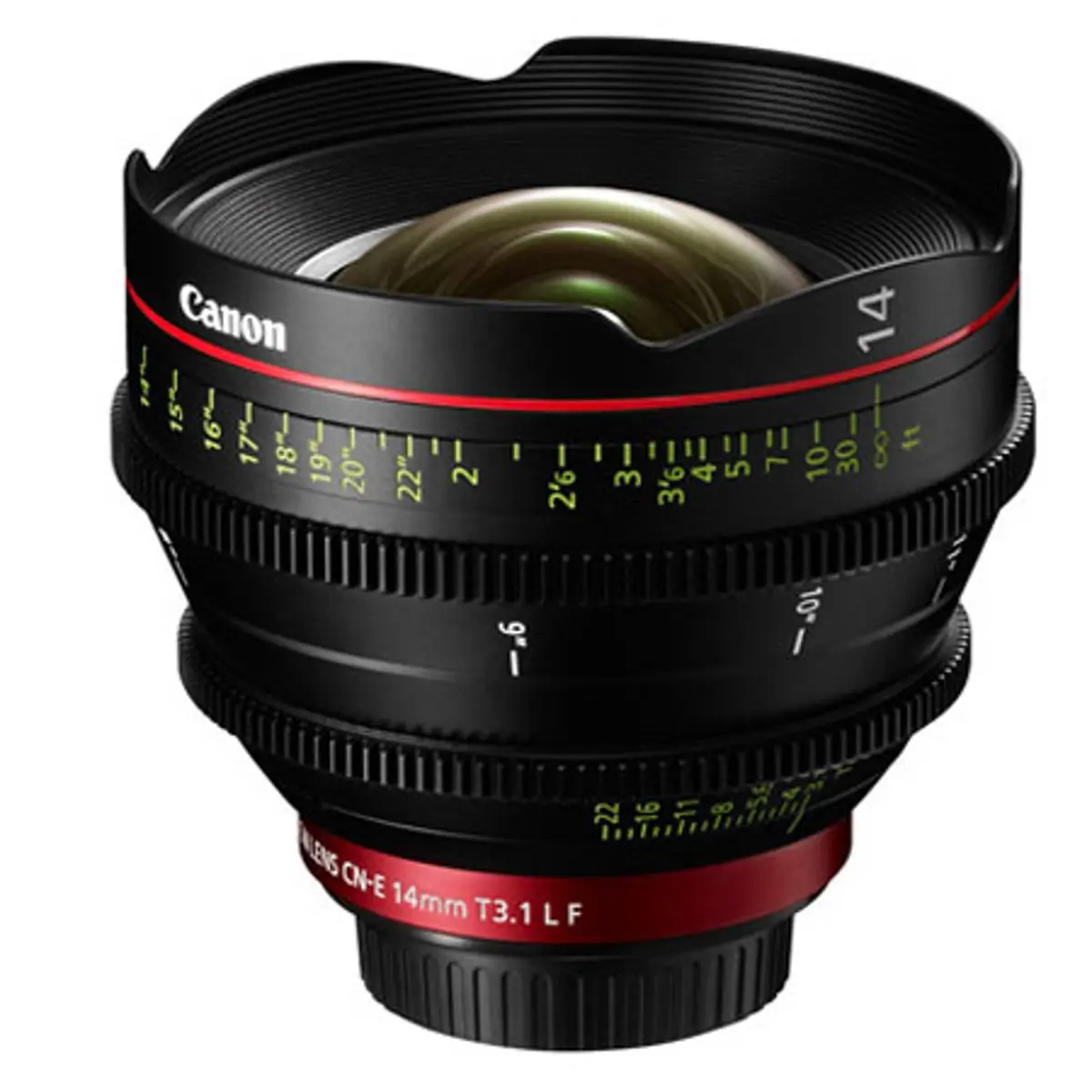 Canon Cinema Prime CN-E 14mm T3.1 L F Manual Camera Lens, EF Mount with Fixed Focal Length for Canon EF Filmmakers
