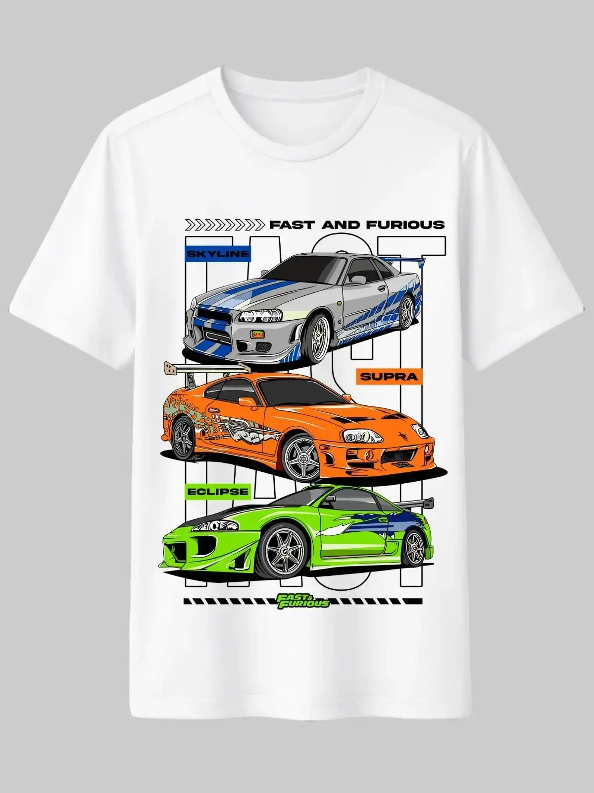 Vintage Muscle Classic - Fast And Furious - Skyline Supra Eclipse - Stay Fast T-Shirt Sweatshirt Hoodie Gift for Car Lovers