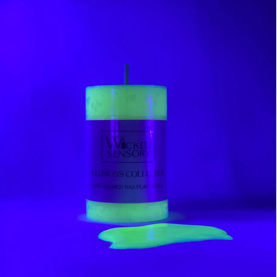 UV Wax Play Candle - Yellow