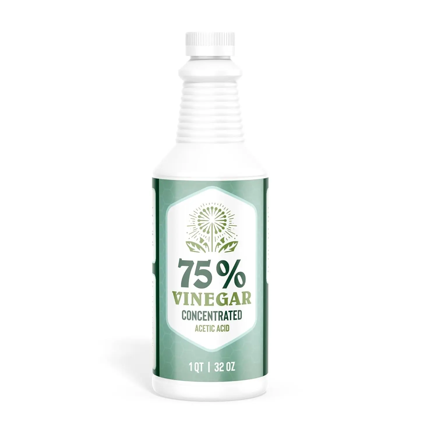 75% Vinegar Concentrate Cleaner | Industrial Strength Heavy Duty Cleaning Solution | 32 oz | Multi Purpose Household Cleaner | Powerful Descaler | Odor Remover | Surface Cleaner | Indoor Outdoor Use