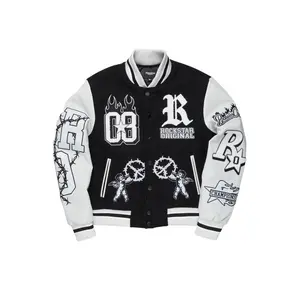 Rune Black Varsity Jacket