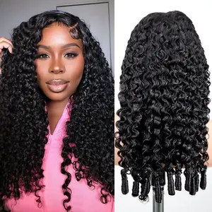 Msgem Hair 250% Density FULL 13X6 SKINLIKE HD Lace Frontal Burmese Curly Human Hair Wig Spiral Curly Ends Full Frontal 13X6 Lace Burmese Curly Wigs Human Hair with Drawstring Beginner Friendly Curly Wig for Women Daily Wear #Dealsforyoudays