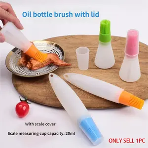 1pc High-Temperature Oil Control Brush, Precision Kitchen Tool, BBQ Grill Brush, Non-Stick Pan Oil Remover, Camping Party Essential