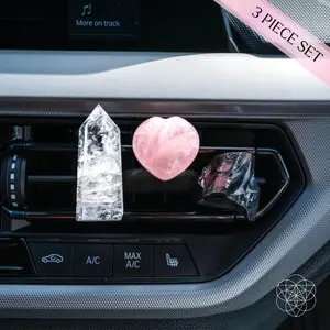 Spiritual GPS Guardian Crystal Kit - Car Interior Decoration Accessory, Car-Safe Gift Set, Car-Safe Gift Sets