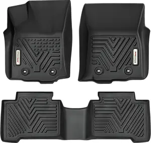 YITAMOTOR Floor Mats for 2016-2023 Tacoma Double Cab, TPE Custom Fit Floor Liners