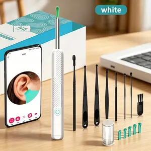 Smart Visual Ear Cleaner, Wireless Otoscope with HD Camera & LED Light, Soft Silicone Tips, Safe Earwax Removal, Daily Ear Care Tool