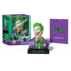 The Joker Talking Bust and Illustrated Book by RP Minis [Novelty Gift]