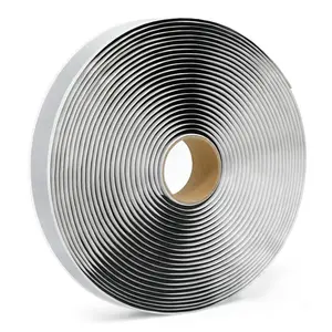Black Butyl Seal Tape 1/8 Inch x 1 Inch x 30 Foot Leak Proof Putty Tape for RV Repair,Window,Boat Sealing,Glass and EDPM Rubber Roof Patching