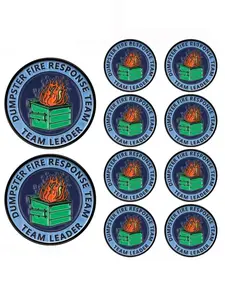 6/12pcs Valentine's Dumpster Fire Pins Bulks Humorous Appreciation Gift for Nurse Teacher Coworkers Team Leader Trash Fire Alloy Brooch Pin Emotional Support for Back to Work School Decorative Jewelry Accessories for Decorate Jackets Hats Backpacks
