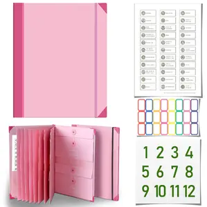 Important Document Organizer-Lightweight Accordion Fold File Folder with Labeled Pockets,A4 Size Fit,Expanding Design for Passports,Birth Certificates&Important Papers,Home&Office Filing Storage System,Large Storage Pouch for Cash,Passport,Legal Documents