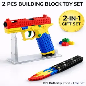 Building Block Toy Set + 2pcs Combo + DIY/Assembly/Display + Kids/Gift/Ages 6+