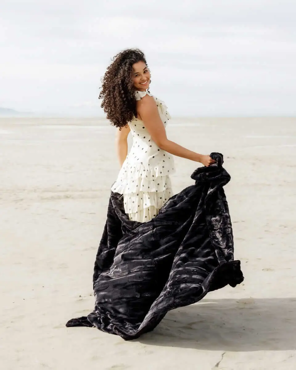 Sorbet Black Blanket