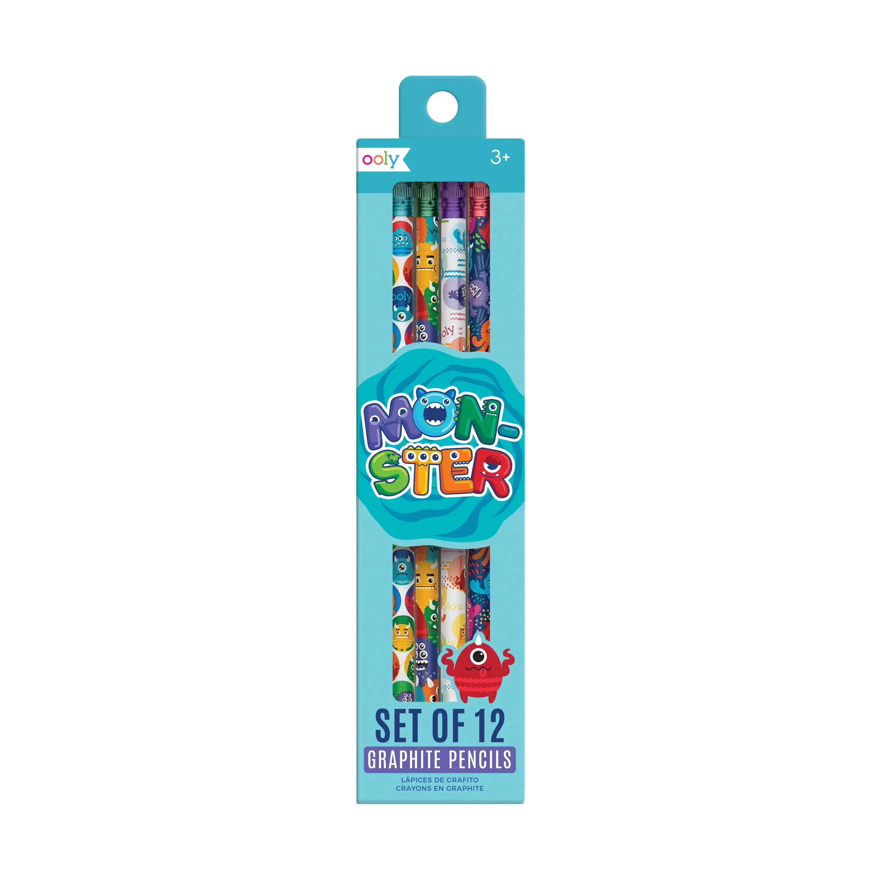 Monster Graphite Pencils - Set of 12