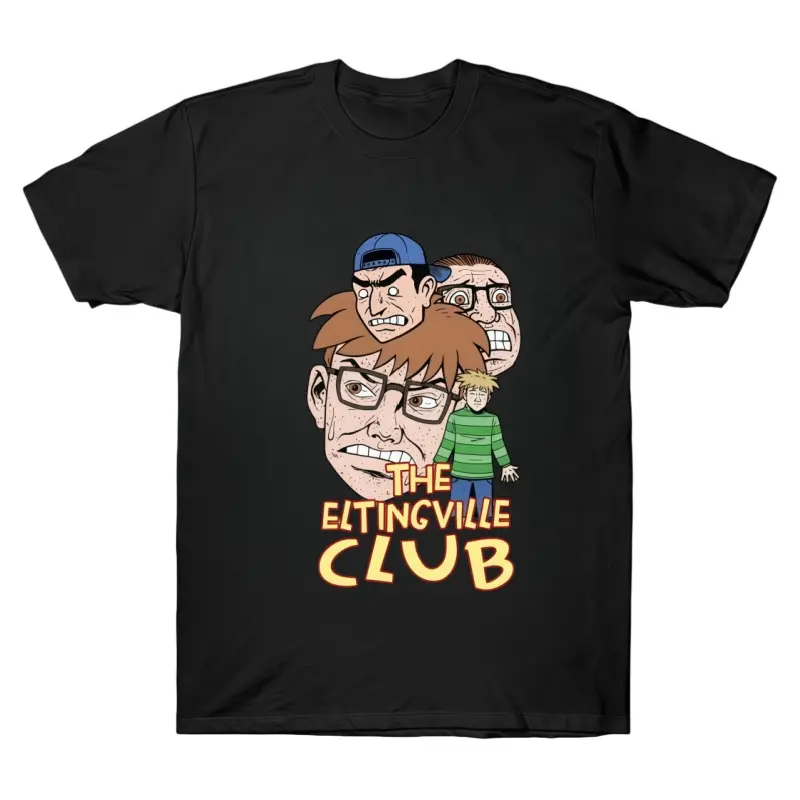 Vinyl Eltingville-Club Tee Graphic T-Shirt Streetwear Holiday Wear y2k cotton fashion Streetwear Lover Gift Top Trending