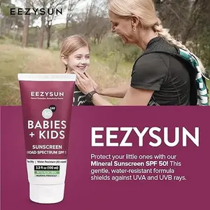 SPF 50 Babies & Kids Sunscreen - Sun Protection for Your Little Ones Sun Protectant Sunblock Shade