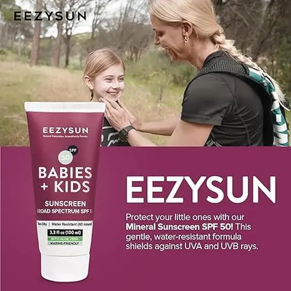 SPF 50 Babies & Kids Sunscreen - Sun Protection for Your Little Ones Sun Protectant Sunblock Shade