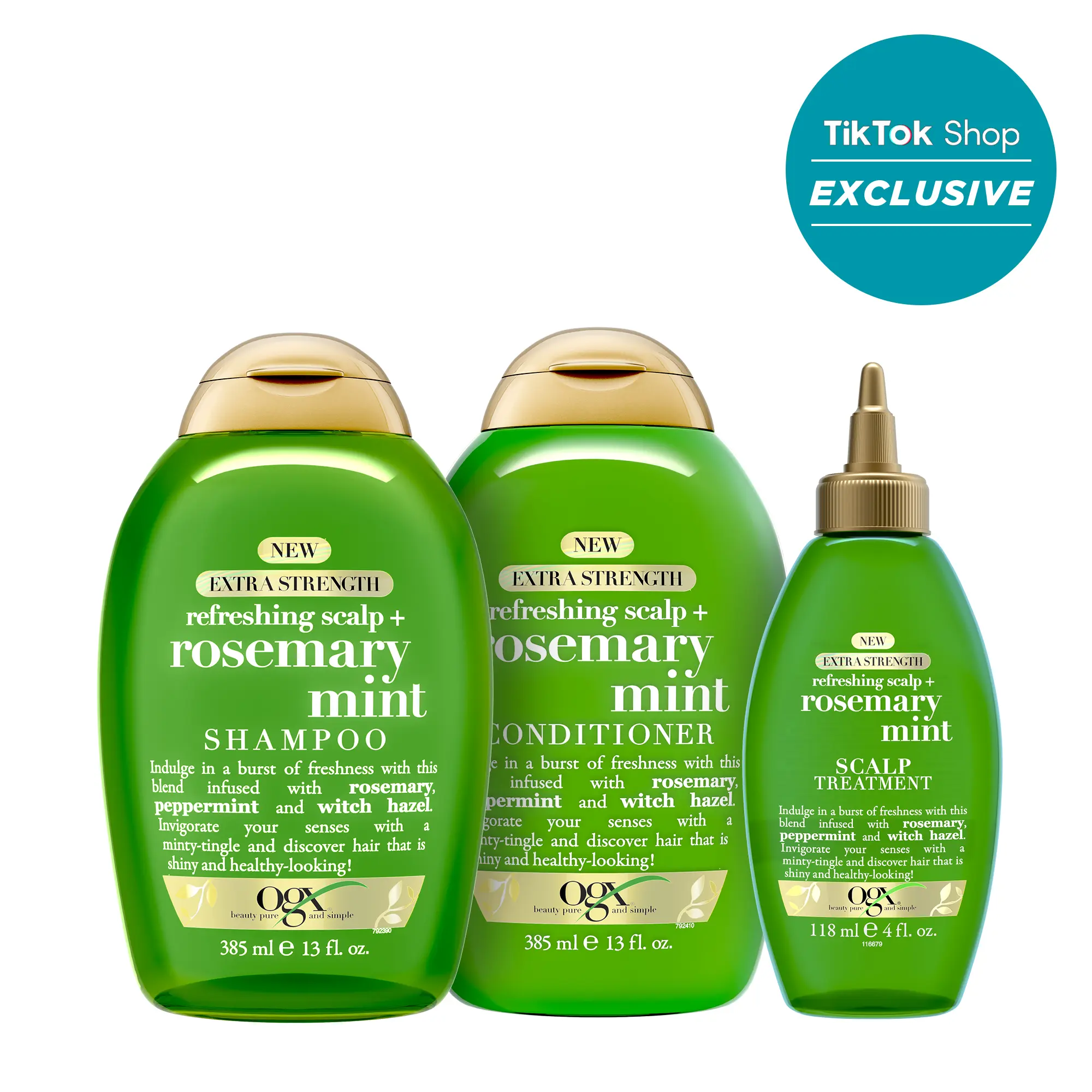 OGX Refreshing Scalp + Rosemary Mint Clarifying Bundle