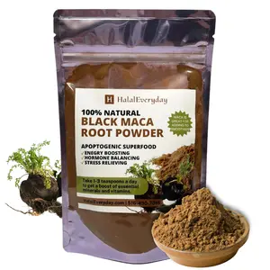 Black Maca Root Powder | Raw | Pure | Natural | NonGMO | Peruvian Superfood