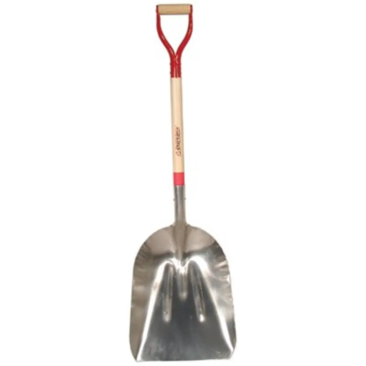 Union Tools 760-53128 Aluminum Western Scoop - Lightweight Tool with Aluminum Blade, D-Grip Handle, Etched Finish for Loose Media