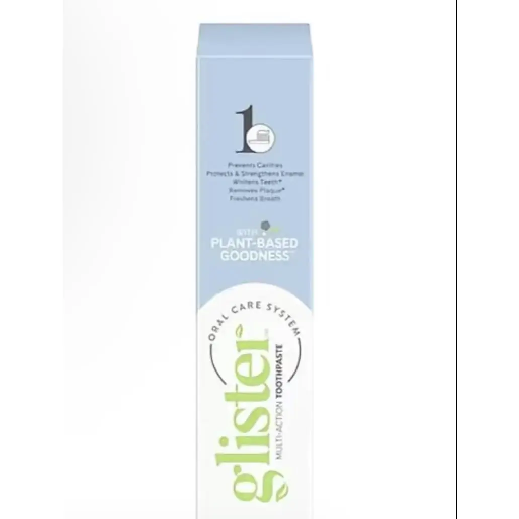 Glistier Multi-Action Toothpaste with Plant-Based Goodness for Oral Care System