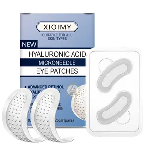 2pcs Hyaluronic Acid Micro Needle Eye Mask, Injects Retinol and Peptides, Moisturizing and Firming Skin, Suitable for Eyes Face Nose
