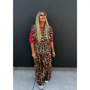 Fierce and Flirty Cheetah Top OR Pants Loungewear
