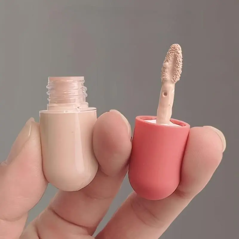 Portable Mini Cosmetic Dispensing Bottle with Brush Head, Refillable Design, Foundation Dispenser Bottle, Sample Container, Travel Portable Container, Skincare, Storage Bottles