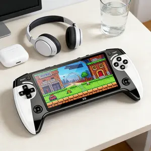 Portable Handheld Game Console 5.5 Inch, Retro Player with 10 Emulator Support Ultra HD Graphics Father's Day Gift Idea