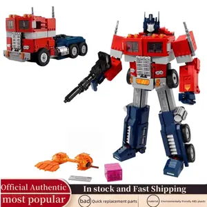 1508PCS/PZS Cybertron Leader Mech Transformation Robot Automotive Dual Form Mechanical Life Model Compatible 10302 9956 60009 3328 6090 81922 CS002 10203 Building Block Assembly Set Children's Creative DIY Handicraft STEAM Toy Birthday Gift